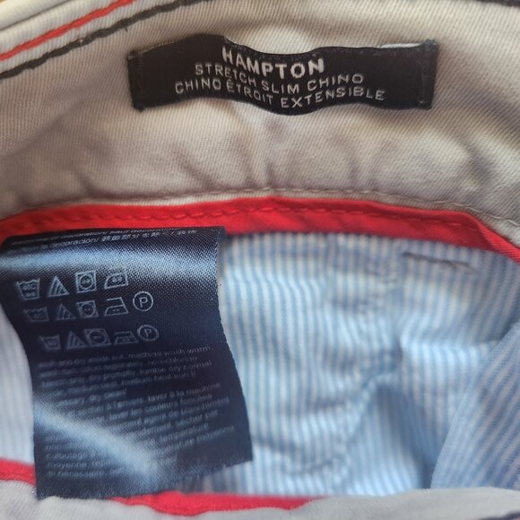 2/$20 [VGUC] TOMMY HILFIGER Hampton slim-fit chinos - Picture 6 of 7